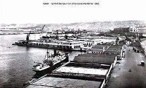 ALGER - PORT DES COURRIERS ET GARES MARITIMES - 1951